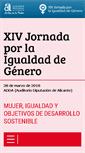 Mobile Screenshot of jornadasdeigualdad.com